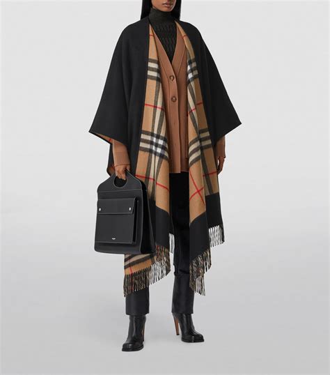 boughten burberry coat|Burberry cashmere cape coat.